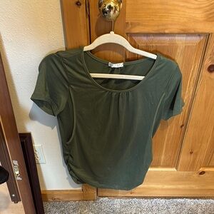 Olive Green Women's Nursing Top